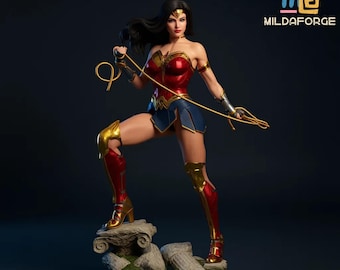 Valor Queen – Mythic Warrior Heroine STL Figure | Female Warrior Statue | 1/4 & 1/6 Scale