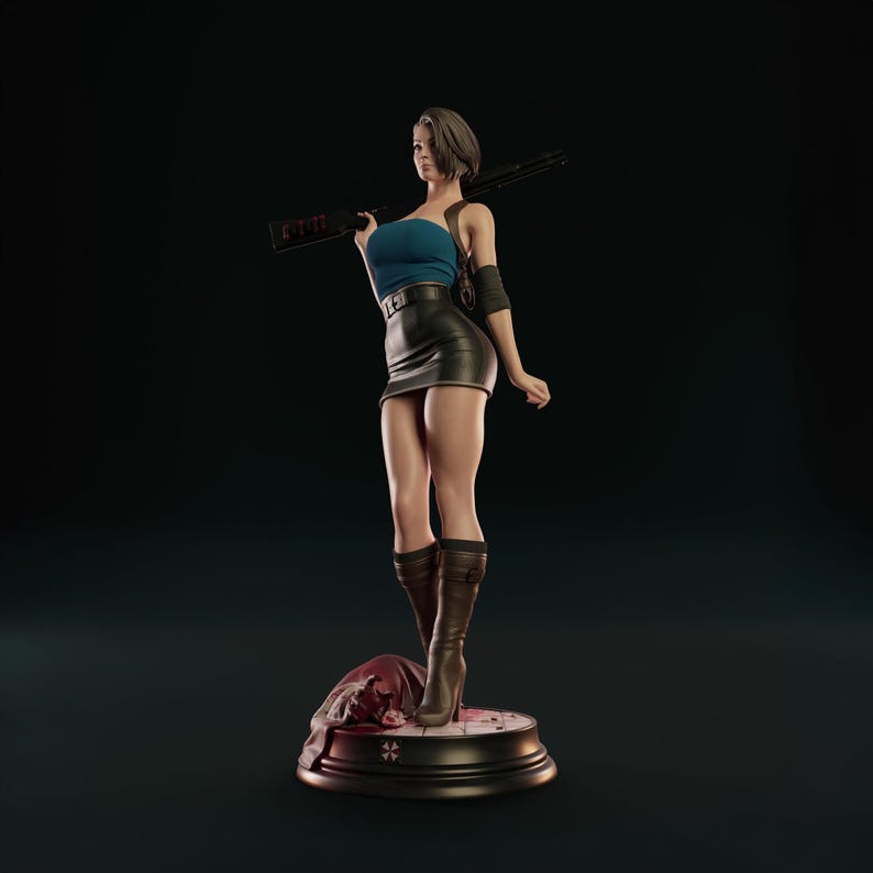 shotgun girl resin model