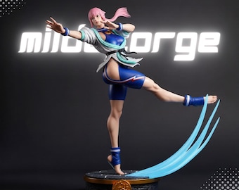 Manon STL File for 3D Printing, Street Fighter 6 Collectible Figure, Fighting Game Statue