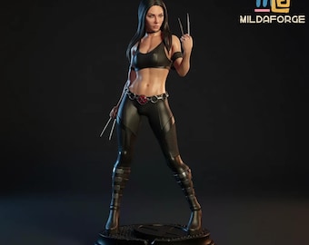 Figurka Savage Claw Warrior STL – skala 1:6 | Model 3D do druku kobiecej bohaterki akcji