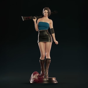 female action figure stl