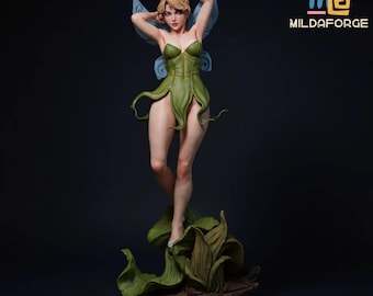 Tinker Bell 1:6 Scale STL Figure – Fantasy Fairy Statue | SFW & NSFW Versions