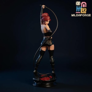 dark queen female STL statue