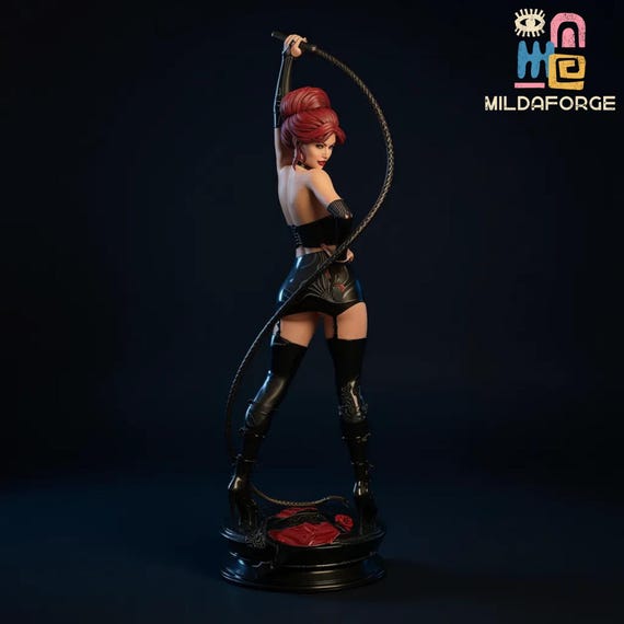 Dark Queen Enchantress – 1/4 & 1/6 Scale Seductive Fantasy Female Statue (STL)