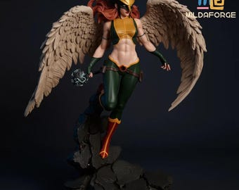 Guerriera Valchiria Alata – Figura STL femminile fantasy / Scala 1:6 / Modello stampabile in 3D ad alto dettaglio