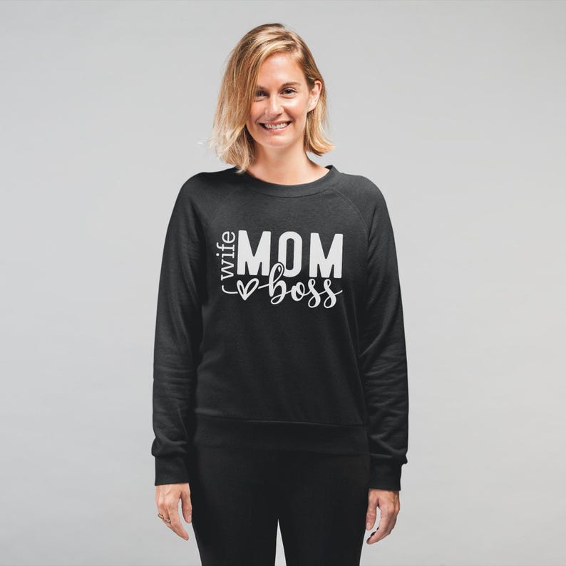 Shirt vrouw moeder baas: casual unisex T-shirt - zachte, comfortabele stof afbeelding 5