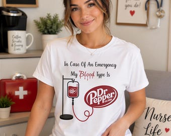 Retro Dr Pepper Soda Tee, Vintage Classic Logo Soft Cotton Shirt