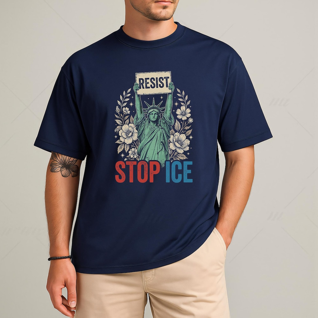 Protest Tops Example Political Protest Tee: Stop ICE Design - Women’s Rights Activist - Etsy