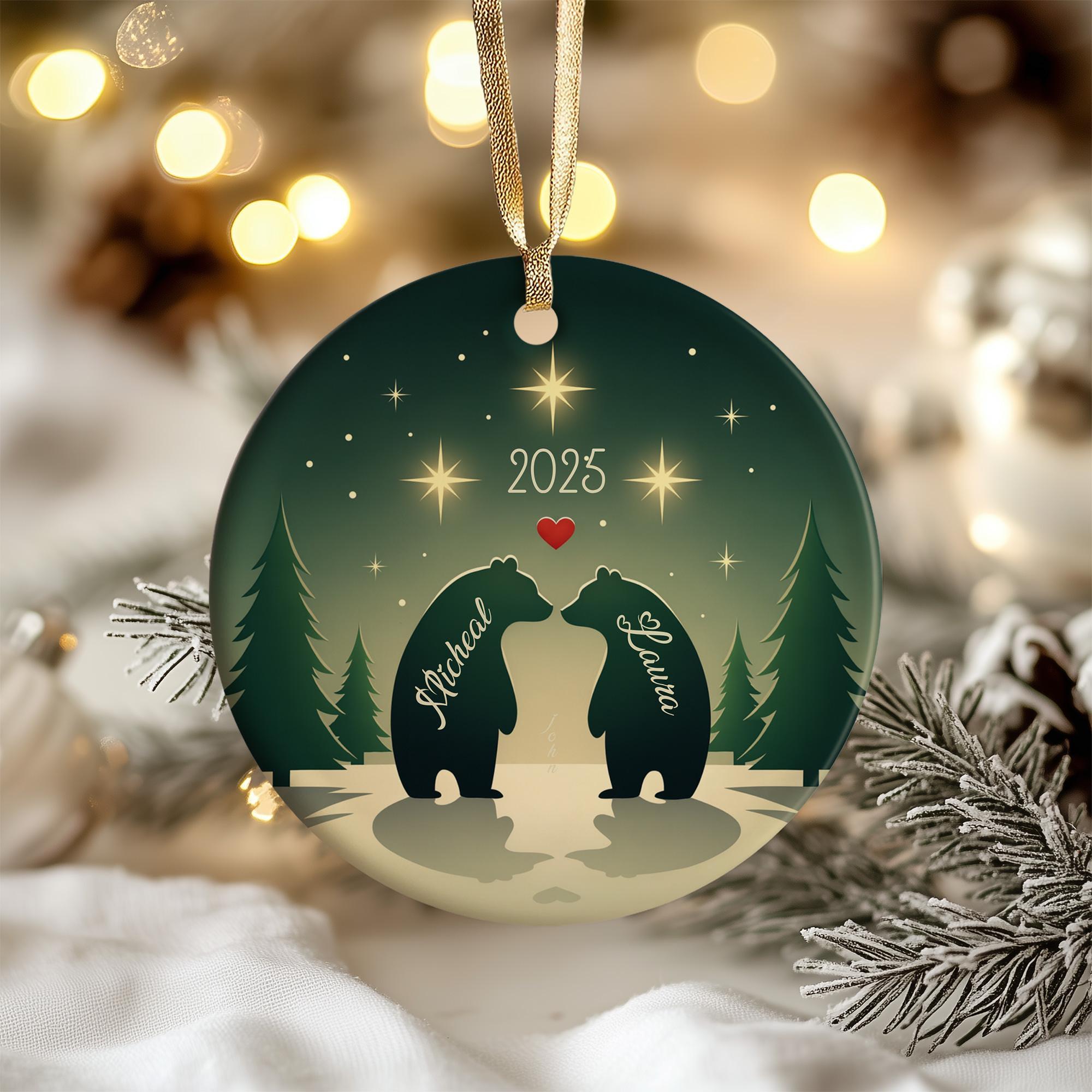 Bear Couple Ornament
