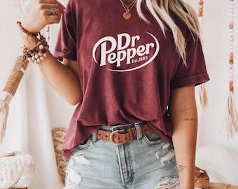 Vintage Dr Pepper T-Shirt - Retro Soda Fan Apparel