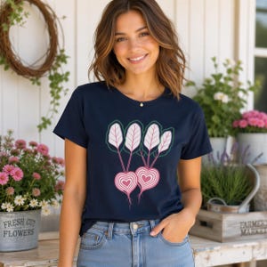 Beet Lover Apparel, Playful Heart-Shaped Root Sweatshirt - Soft Unisex | Custom Colors, Multiple Sizes