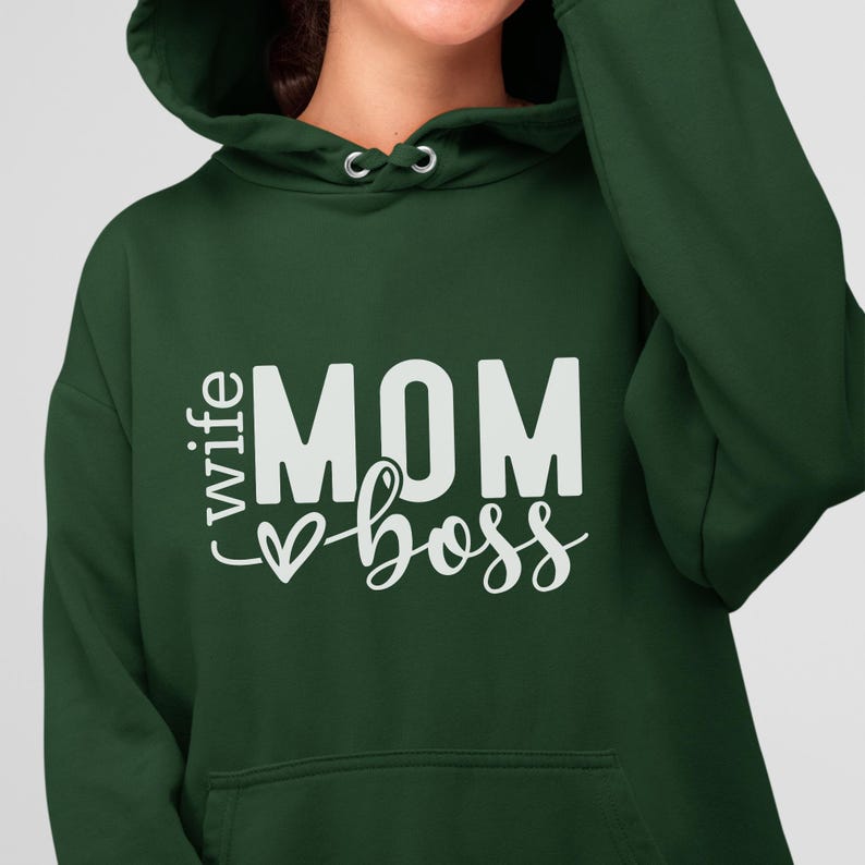 Shirt vrouw moeder baas: casual unisex T-shirt - zachte, comfortabele stof afbeelding 4