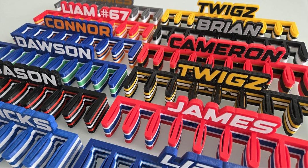 Bauer Mystery Mini Stick Holder & Full-size Hockey Rack | One-piece ...