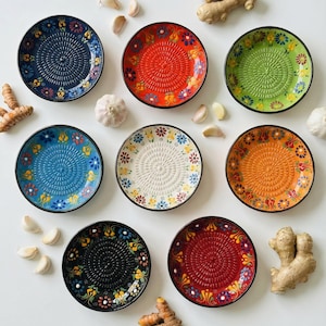 Ręcznie robiona ceramiczna tarka do czosnku i imbiru, 5-calowa tarka do warzyw, ceramiczna tarka do sera, czekolady i jedzenia dla niemowląt