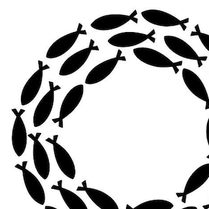Digitaler Download - Fische im Kreis