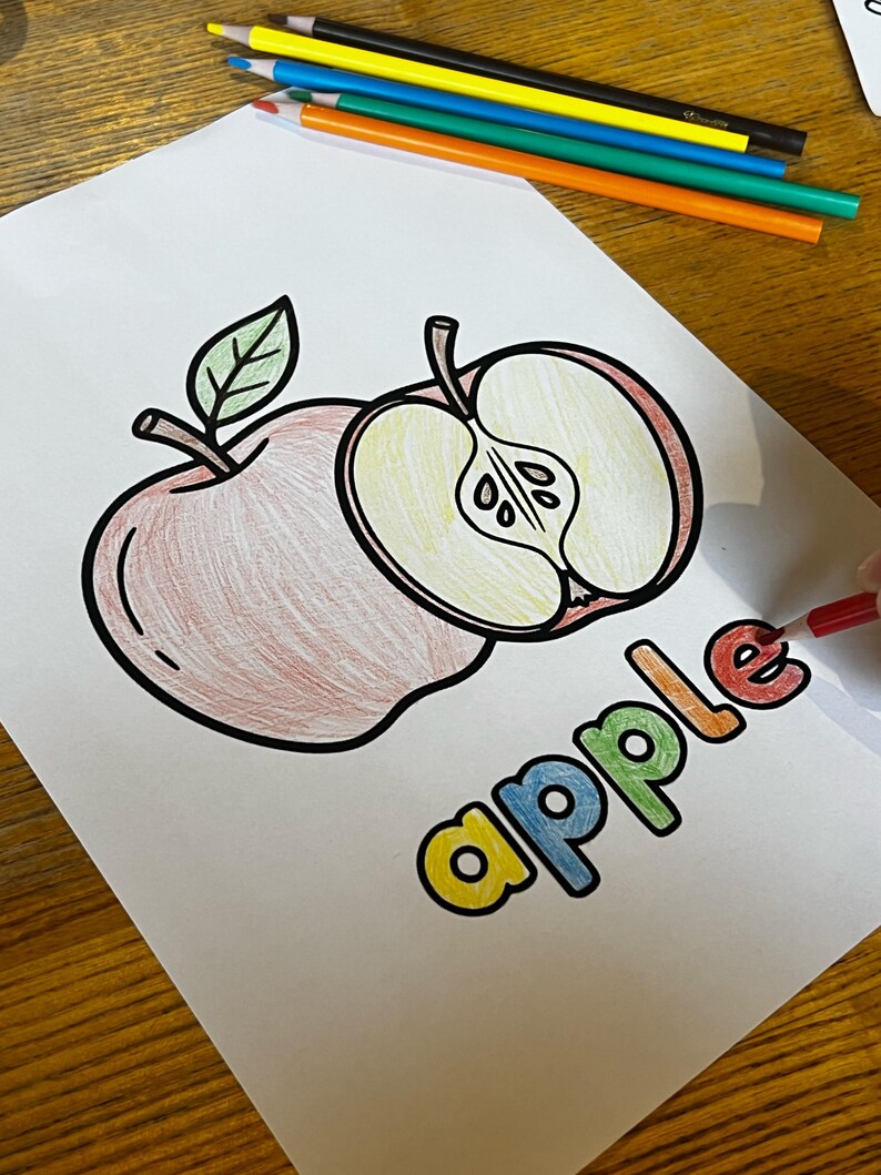 Fruits Vegetables Coloring Pages | 38 Printable PDF Sheets for Kids ...