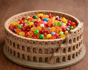 Colosseum Bowl | Ancient Architecture Decor Bowl | 3D Printable Model | STL File