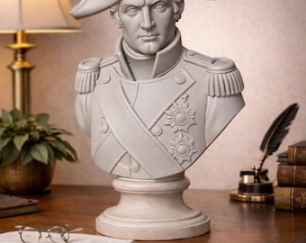 Busto de Napoleón Bonaparte: Escultura de figura histórica para impresión 3D / Archivo STL