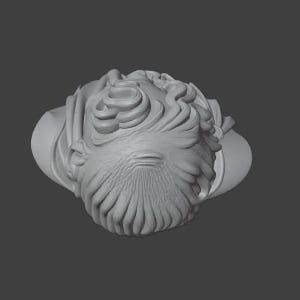 Historical Icons Bust Collection Vol.1 – 5 Bust Pack – Shakespeare, Napoleon, Caesar, Lincoln, Aristotle | 3D Printable Sculptures |STL File image 16