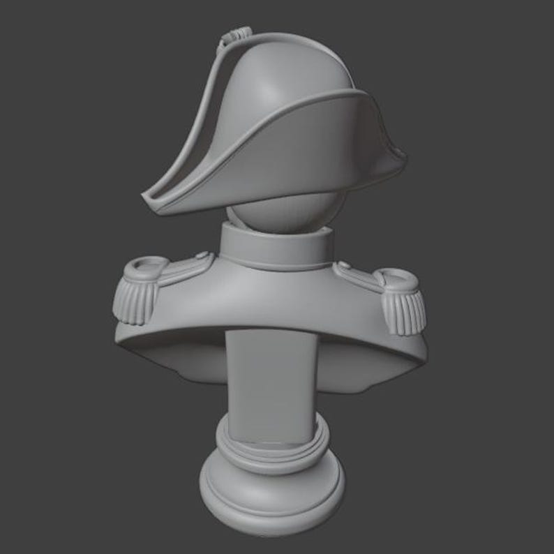 Historical Icons Bust Collection Vol.1 – 5 Bust Pack – Shakespeare, Napoleon, Caesar, Lincoln, Aristotle | 3D Printable Sculptures |STL File image 3