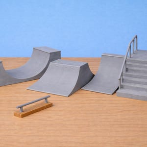 Mini Skatepark Ramp 3D – Greepboard-skateramper | STL-filer