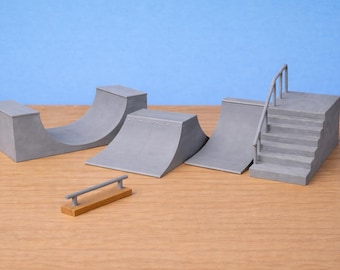 Mini Skatepark Ramp 3D – Rampe per Fingerboard Skate / File STL