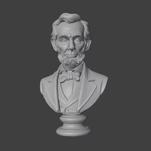 Historical Icons Bust Collection Vol.1 – 5 Bust Pack – Shakespeare, Napoleon, Caesar, Lincoln, Aristotle | 3D Printable Sculptures |STL File image 10