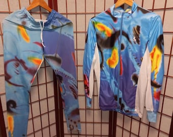 Maillot Cycliste Vintage TULIP COMPUTERS 1992 - Giordana Taille XL - Bleu