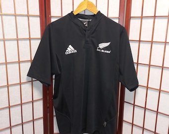 Vintage 90s Canterbury All Black New Zealand Rugby T-shirt Size M