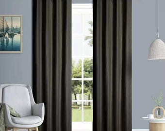 Blackout Thermal Curtains | Embossed Texture, Eyelet Top