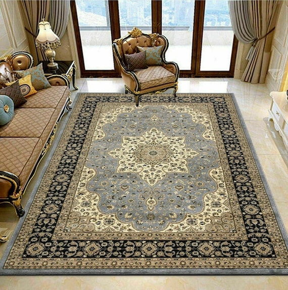 Luxury Non Slip Large Area Rug Traditional Carpet for Bedroom Living Room and Hallway Runner