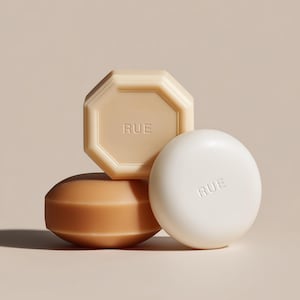 Mockup zeeplogo, PSD-huidverzorgingsbranding, neutraal cosmetische schoonheidsmodel