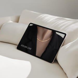 Minimalist iPad Screen Mockup, PSD Device Mockup for Social Media, Branding, and Website Presentation