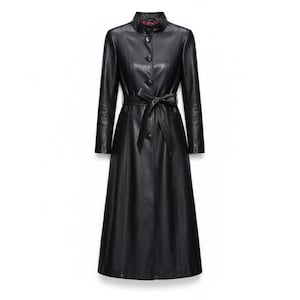 Korean Style Long Coat - Etsy