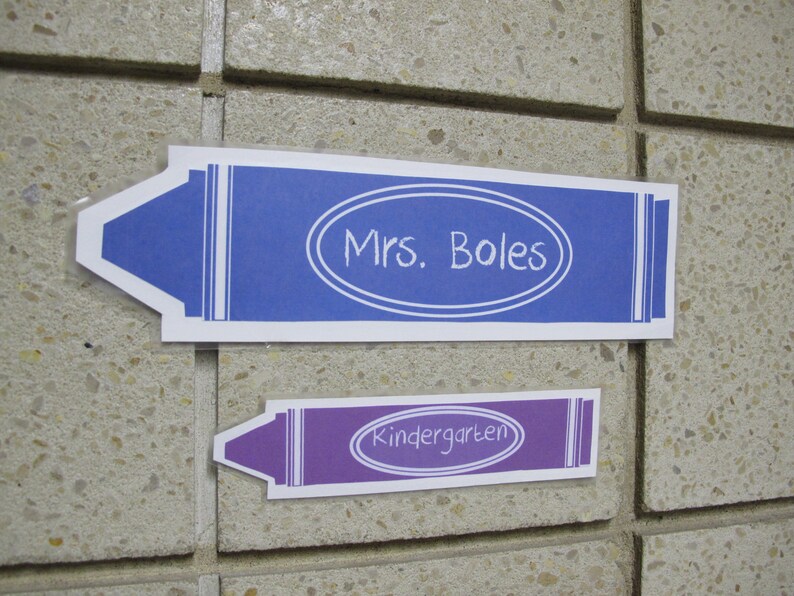 edible school crayon labels crayon name tags school lockers etsy