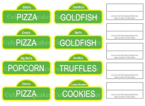 Sesame Label Sesame Street Food Labels Food Service Guide To The Big 9 Allergens