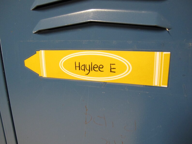 edible school crayon labels crayon name tags school