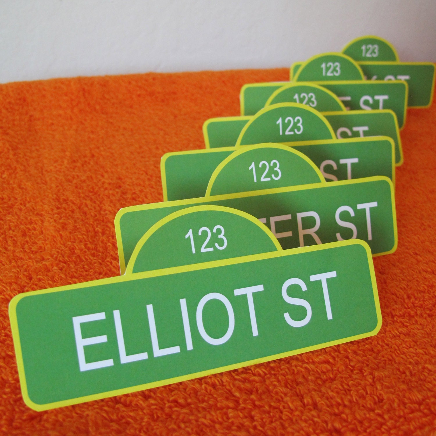 Sesame Street Name Tags customized | Etsy