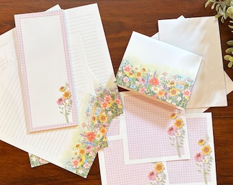 Wildflower Stationery Set