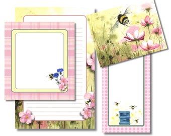 Bumble Bee Stationery Set
