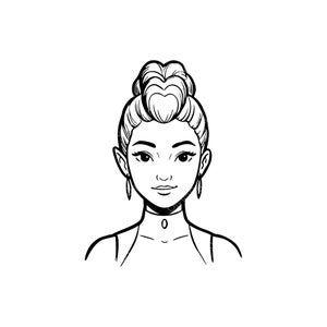 Demon Huntrix Rumi Digital Art SVG PNG JPG | Kpop Inspired Design for Crafts