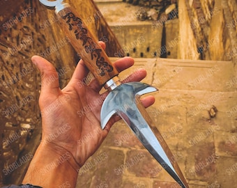 Réplica de Kunai de acero real, cuchillo Kunai en EE. UU. Regalo de cumpleaños, felicitaciones, regalo de Navidad para el esposo, regalo para papá e hijo, regalos para él/ella
