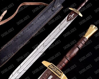 Espada de Percy Jackson y los Olímpicos, Espada Riptide Anaklusmos con vaina, regalo de aniversario único para él, la mejor espada coleccionable para hombres.