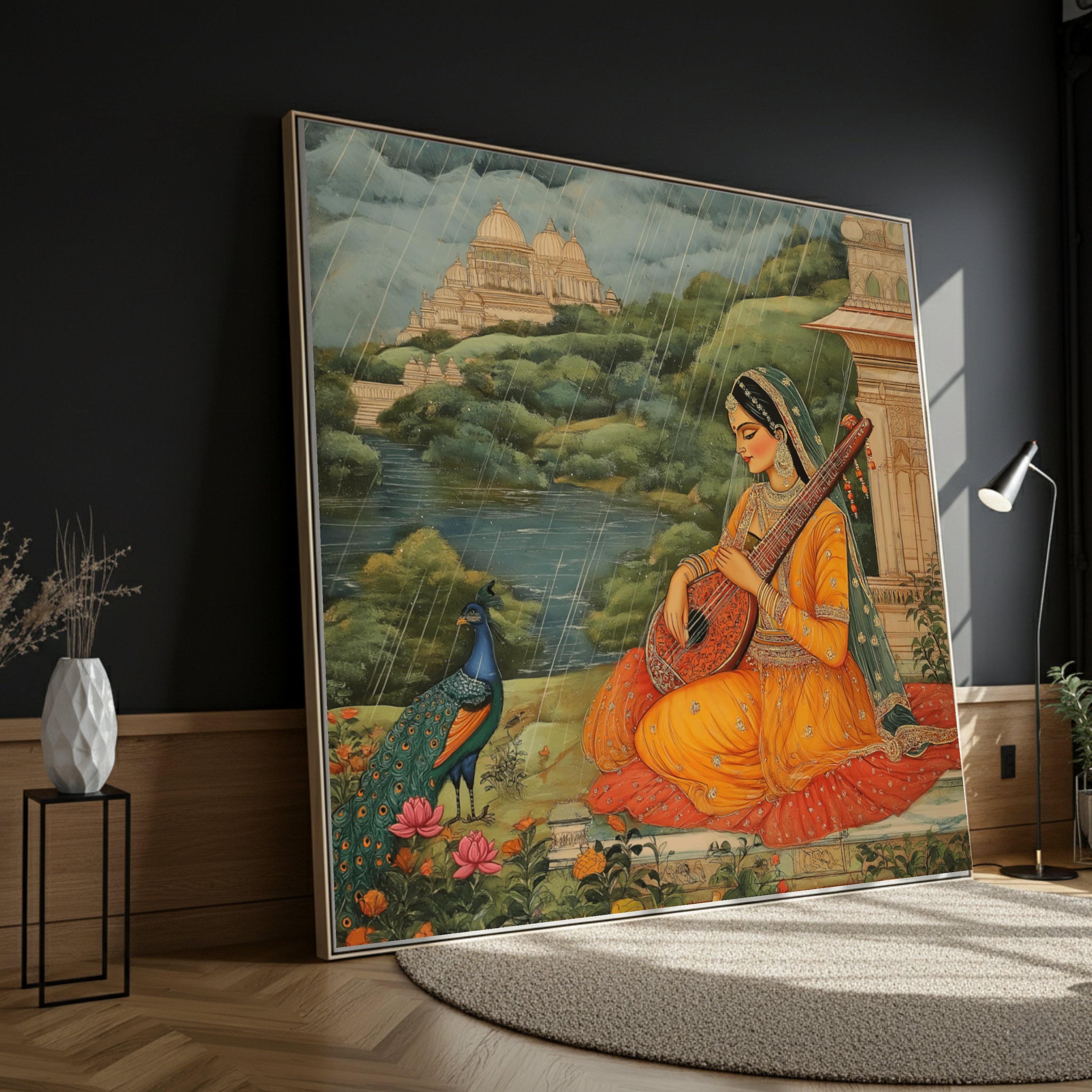 Paintings of Women With Musical Instruments - Etsy