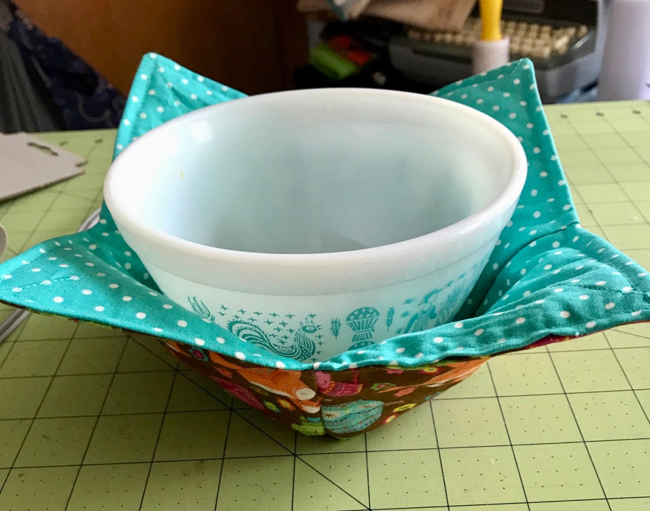 PDF Tutorial with photos 10 Quilted Bowl Cozy Etsy