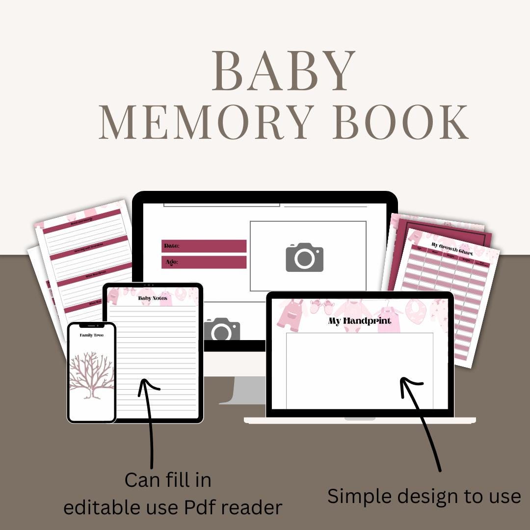 Baby Memory Book for Mom to Be Etsy