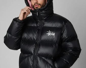 Vintage Stussy Outdoor Quilted Line Nylon Puffer Jacket Athletic