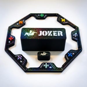 Magnetic Pegs and Jokers Game – 3D Printed Travel Board Set