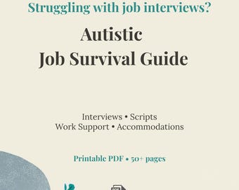 Arbetsbok för autistiska personer | CV, intervjumanus och arbetsplatsanpassningar | Neurodivergent karriärguide