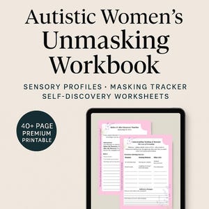 Manual para mulheres com diagnóstico tardio de autismo | Recuperação da síndrome de mascaramento e esgotamento (PDF) | Guia de autodescoberta para TDAH